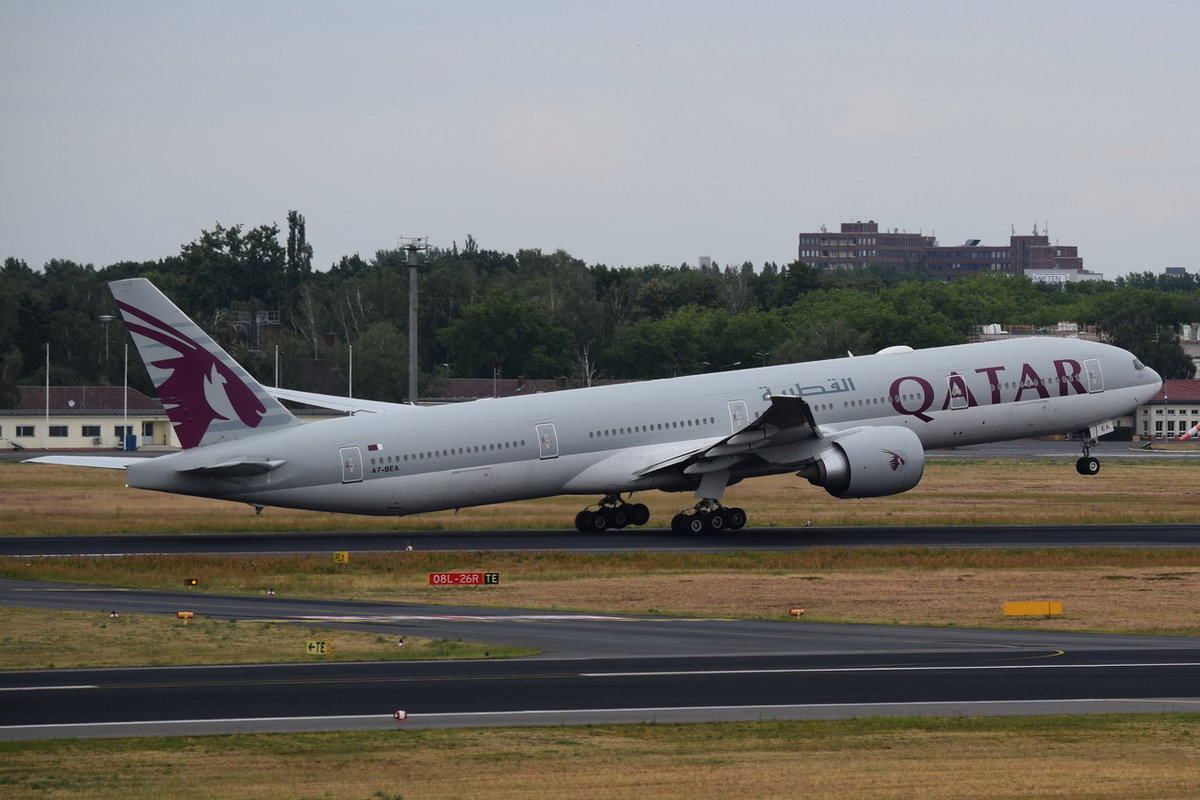 A7-BEA Qatar Airways Boeing 777-3DZ(ER)  , TXL , 10.07.2018
