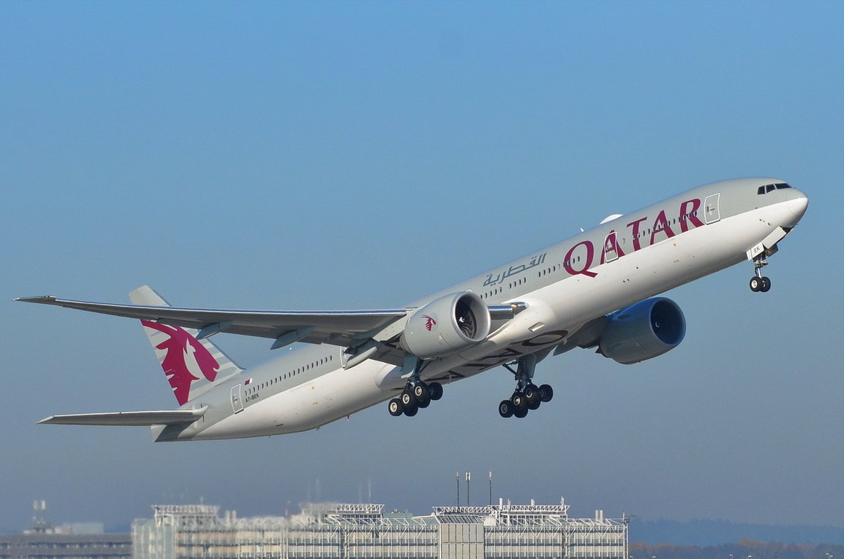 A7-BEK Qatar Airways Boeing 777-3DZ(ER) , 14.10.2018 , MUC
