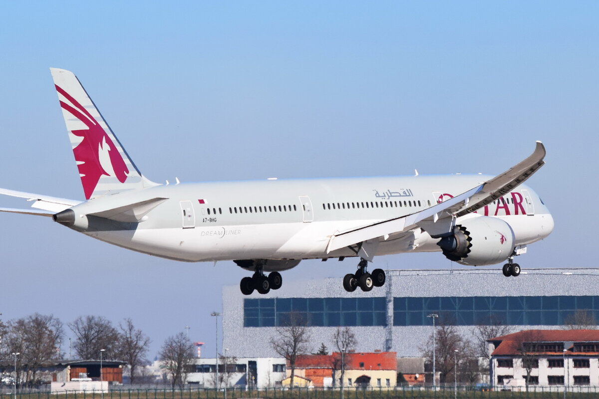 A7-BHG , Qatar Airways , Boeing 787-9 Dreamliner , Berlin-Brandenburg  Willy Brandt  , BER , 13.03.2022 , 
