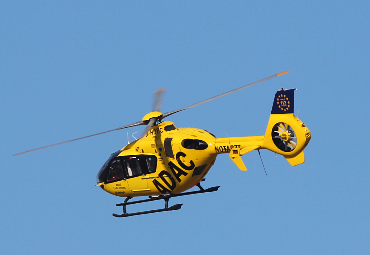 ADAC-Luftrettung, EC-135P2, D-HDEC, BER, 06.03.2026