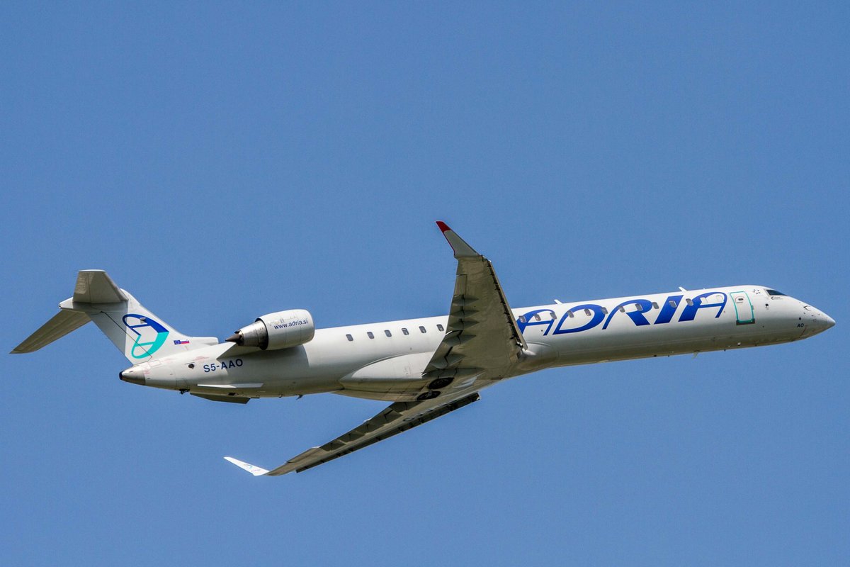 Adria Airways (JP-ADR), S5-AAO, Bombardier (Canadair), CRJ-900 LR (CL-600-2D24), 22.08.2017, MUC-EDDM, München, Germany 