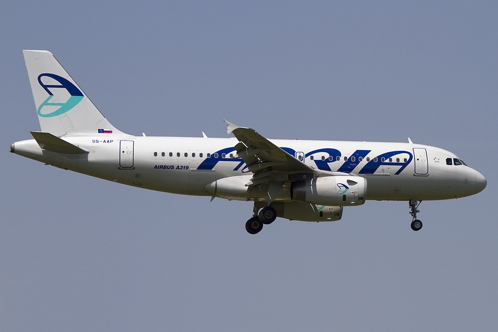 Adria Airways, S5-AAP, Airbus, A319-132, 05.07.2015, MUC, München, Germany 



