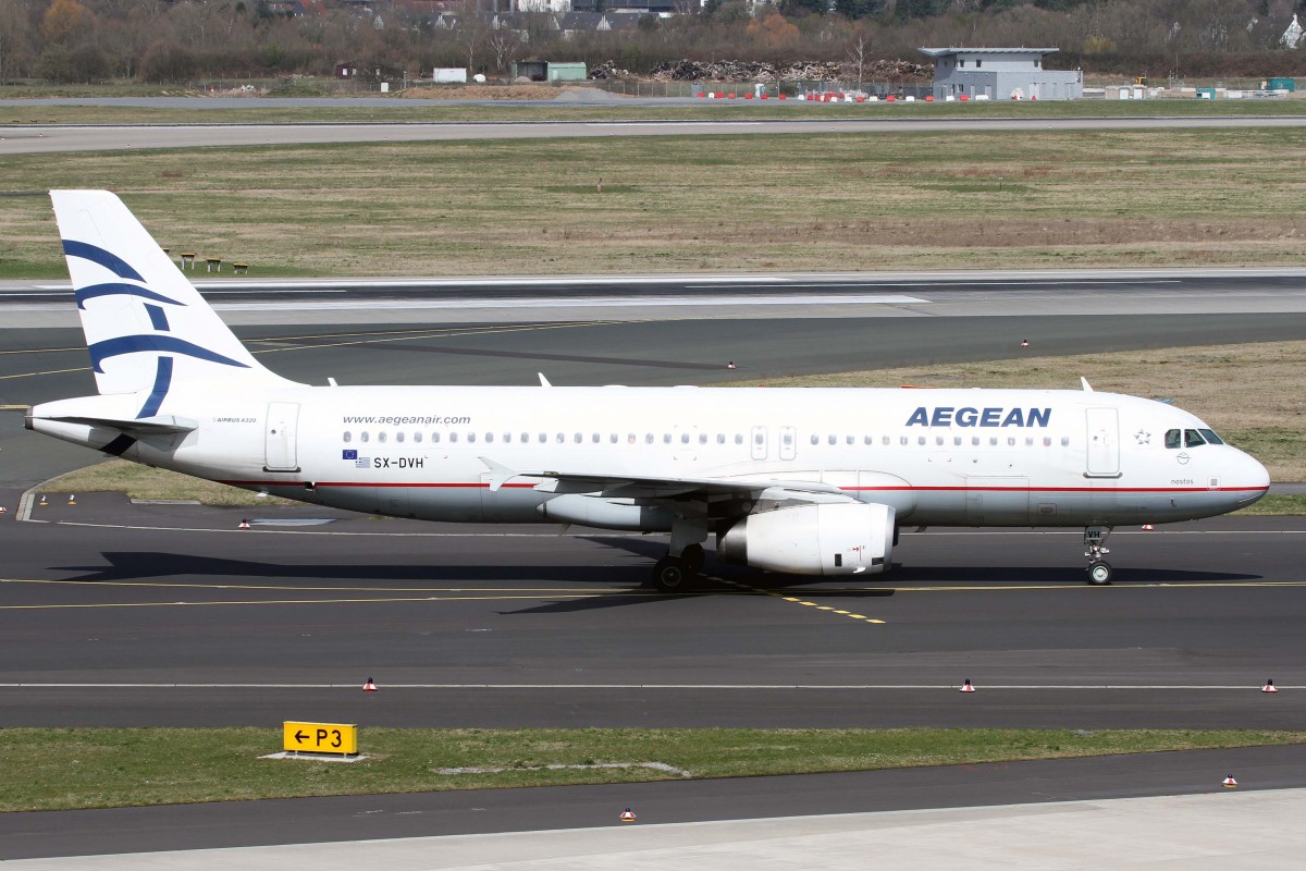 Aegean (A3/AEE), SX-DVH  Nostos , Airbus, A 320-232, 03.04.2015, DUS-EDDL, Düsseldorf, Germany