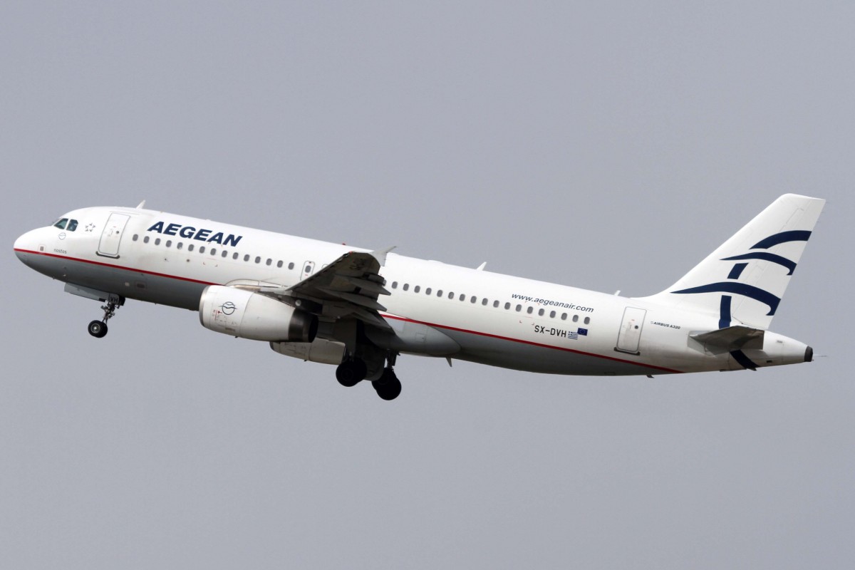 Aegean (A3/AEE), SX-DVH  Nostos , Airbus, A 320-232, 03.04.2015, DUS-EDDL, Düsseldorf, Germany