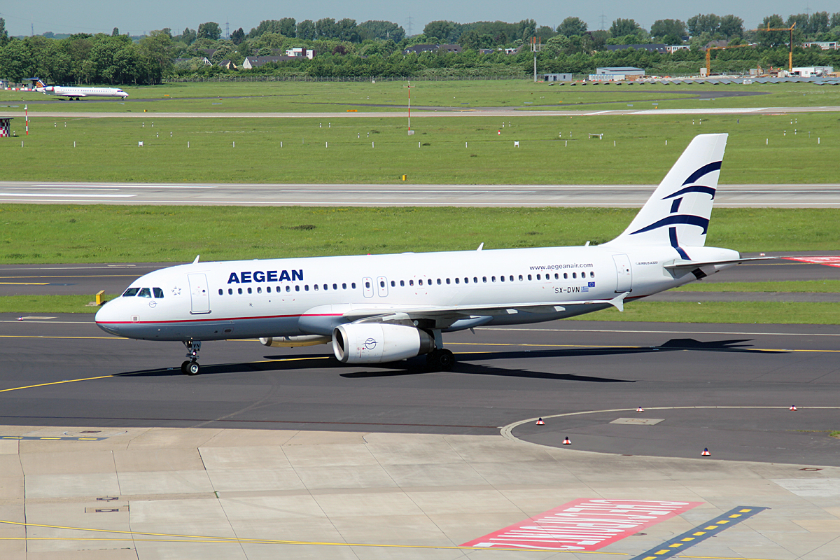 Aegean, Airbus A 320-232, SX-DVN, DUS, 17.05.2017