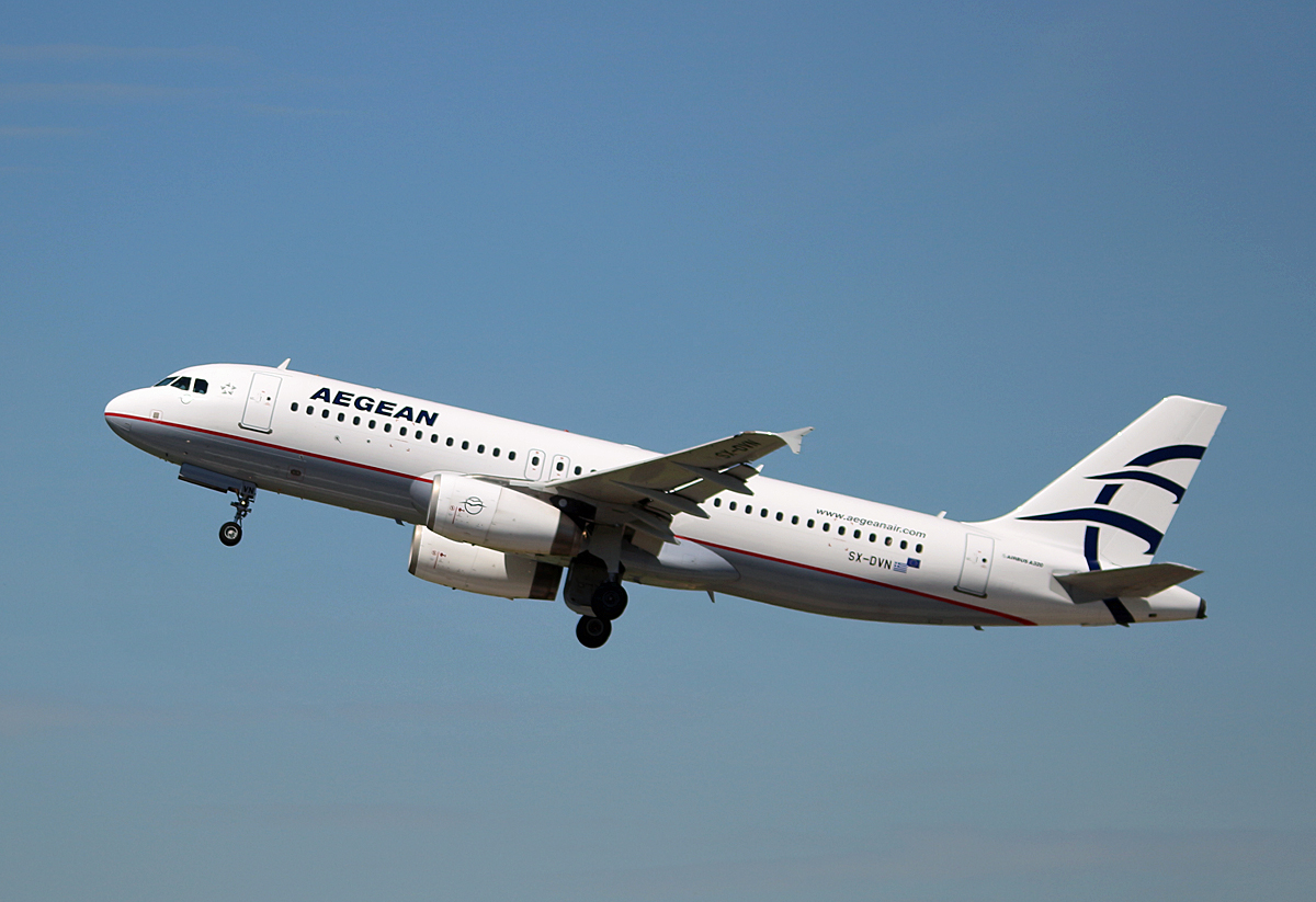 Aegean, Airbus A 320-232, SX-DVN, DUS, 17.05.2017