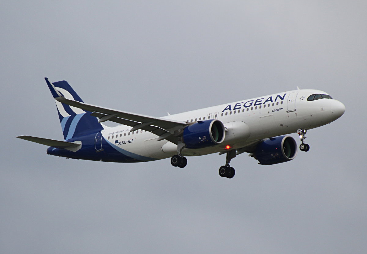 Aegean, Airbus A 320-271N, SX-NET, BER, 09.06.2026