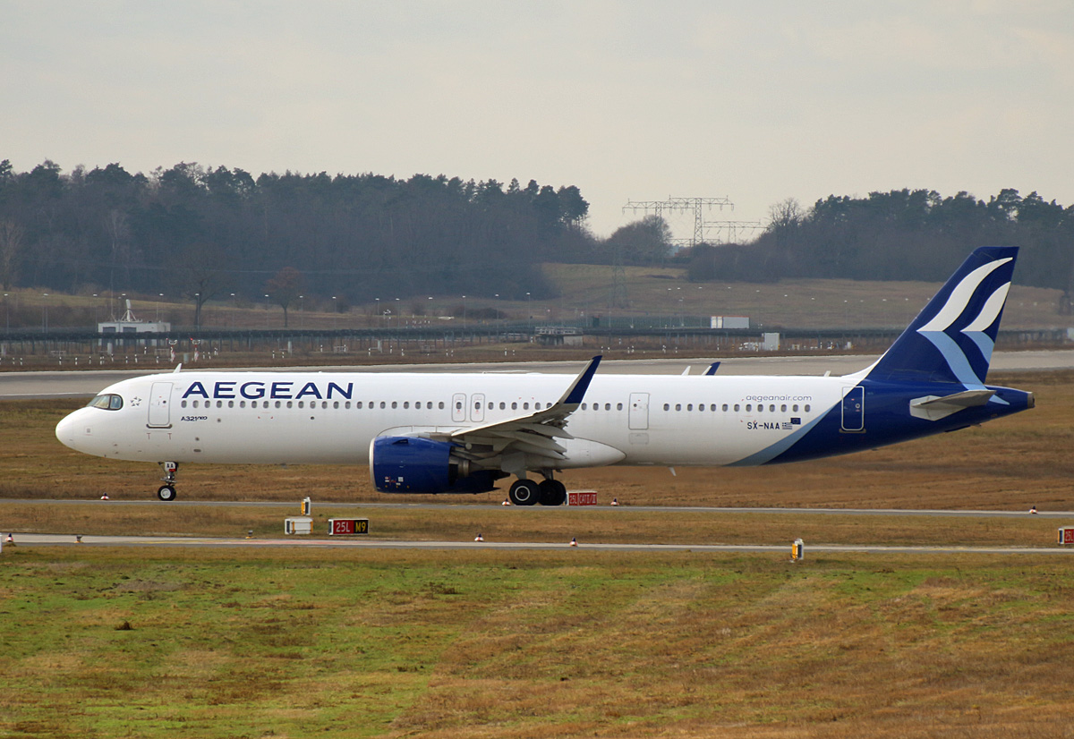 Aegean, Airbus A 321-271NX, SX.NAA, BER, 13.02.2024