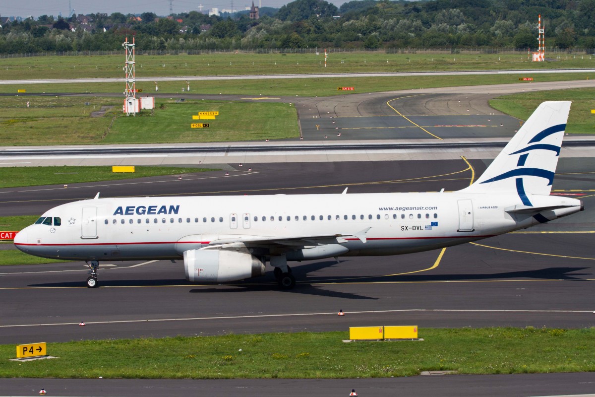 Aegean Airlines (A3-AEE), SX-DVL, Airbus, A 320-232, 22.08.2015, DUS-EDDL, Düsseldorf, Germany 