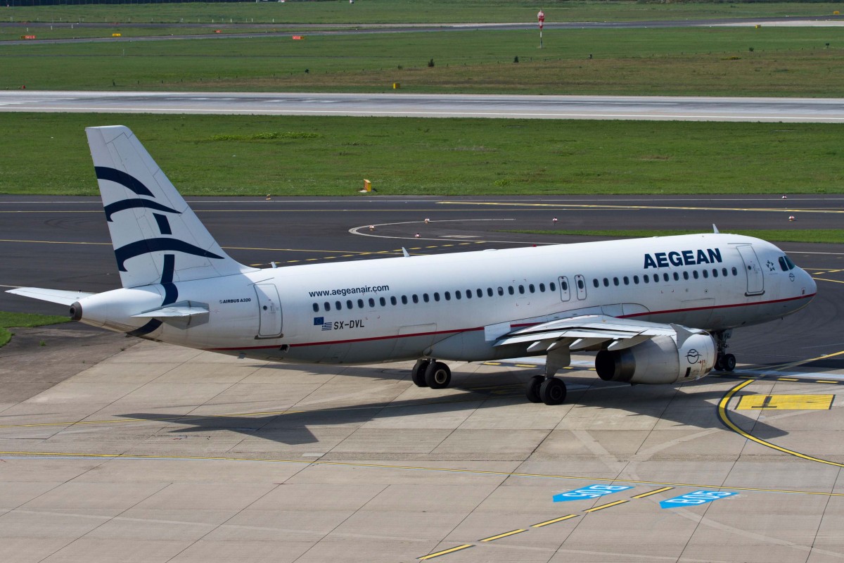 Aegean Airlines (A3-AEE), SX-DVL, Airbus, A 320-232, 22.08.2015, DUS-EDDL, Düsseldorf, Germany 