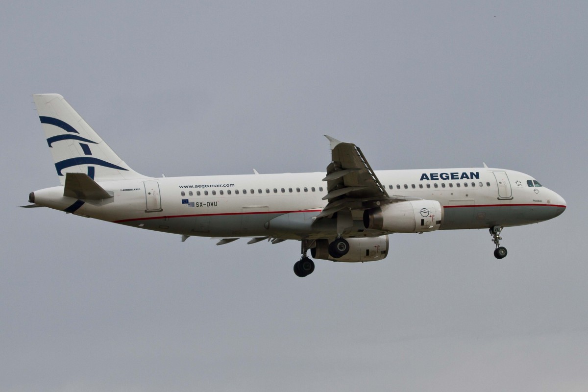 Aegean Airlines (A3/AEE), SX-DVU  Pheidas , Airbus, A 320-232, 17.04.2015, FRA-EDDF, Frankfurt, Germany