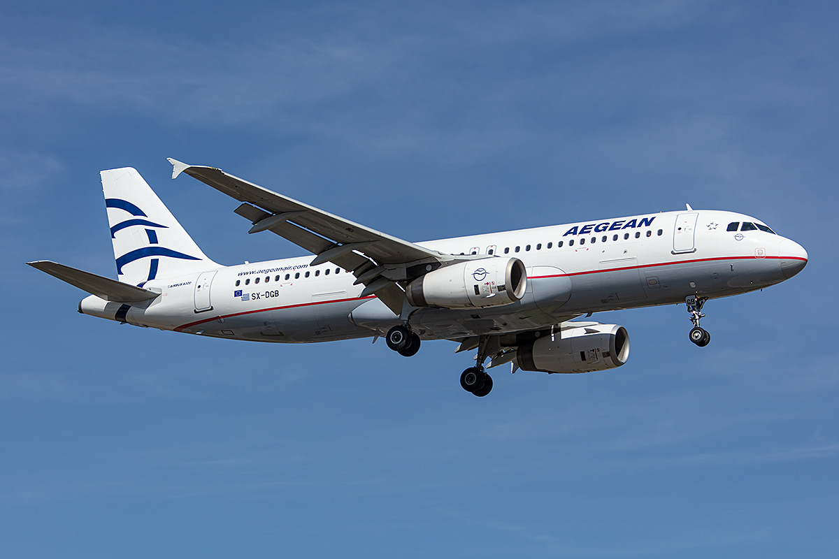 Aegean Airlines, SX-DGB, Airbus, A320-232, 01.08.2019, GVA, Geneve, Switzerland


