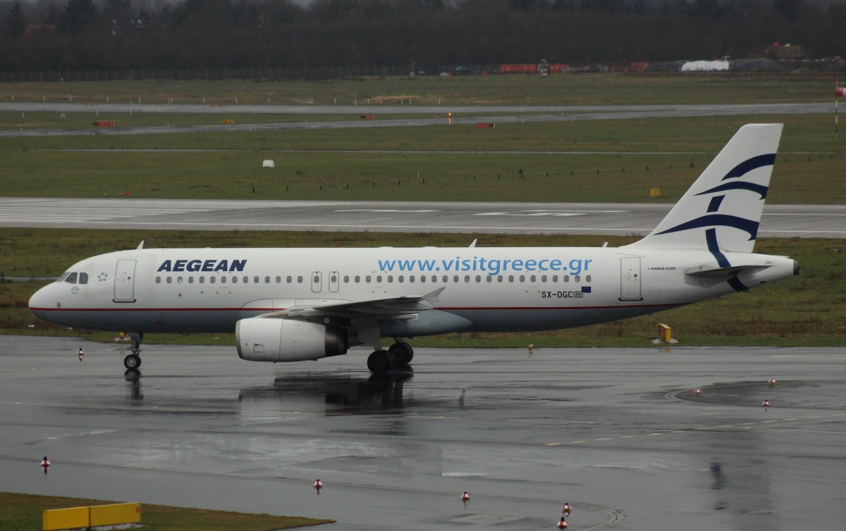 Aegean Airlines, SX-DGC, (c/n 4094),Airbus A 320-232, 20.02.2016,DUS-EDDL, Düsseldorf, Germany (Sticker:Visitgreece.gr)