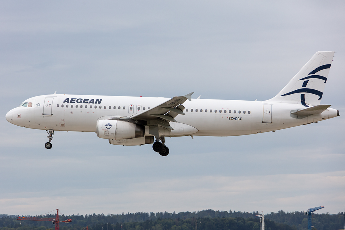 Aegean Airlines, SX-DGX, Airbus, A320-232, 17.08.2019, ZRH, Zürich, Switzerland





