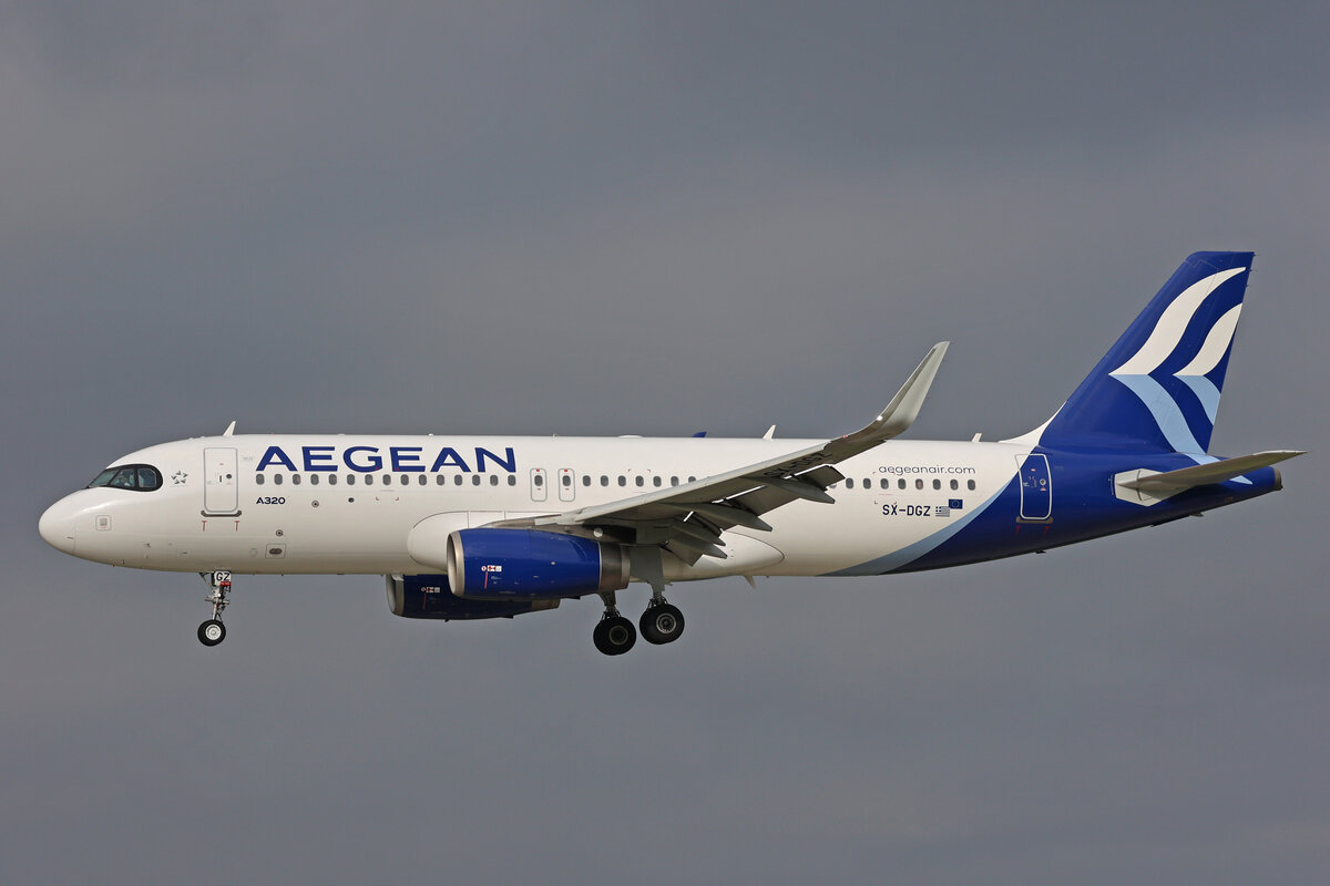 Aegean Airlines, SX-DGZ, Airbus A320-232, msn: 6643, 03.Mai 2023, ZRH Zürich, Switzerland.
