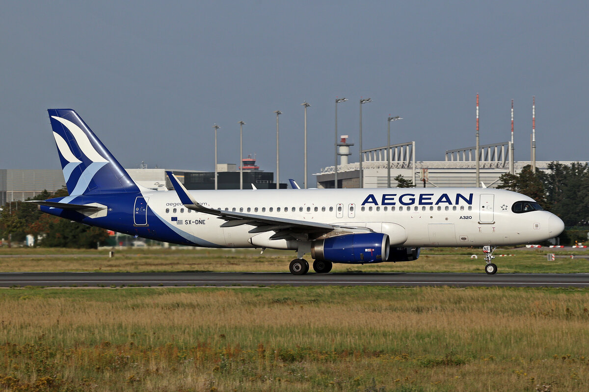 Aegean Airlines, SX-DNE, Airbus A320-232, msn: 7014, 14.August 2025, FRA Frankfurt, Germany.