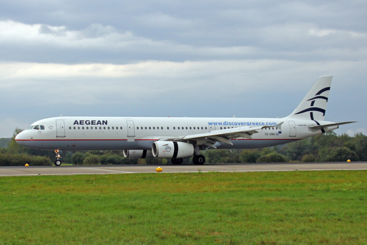 Aegean Airlines, SX-DNG, Airbus A321-231, msn: 2610, 26.September 2021, ZRH Zürich, Switzerland.