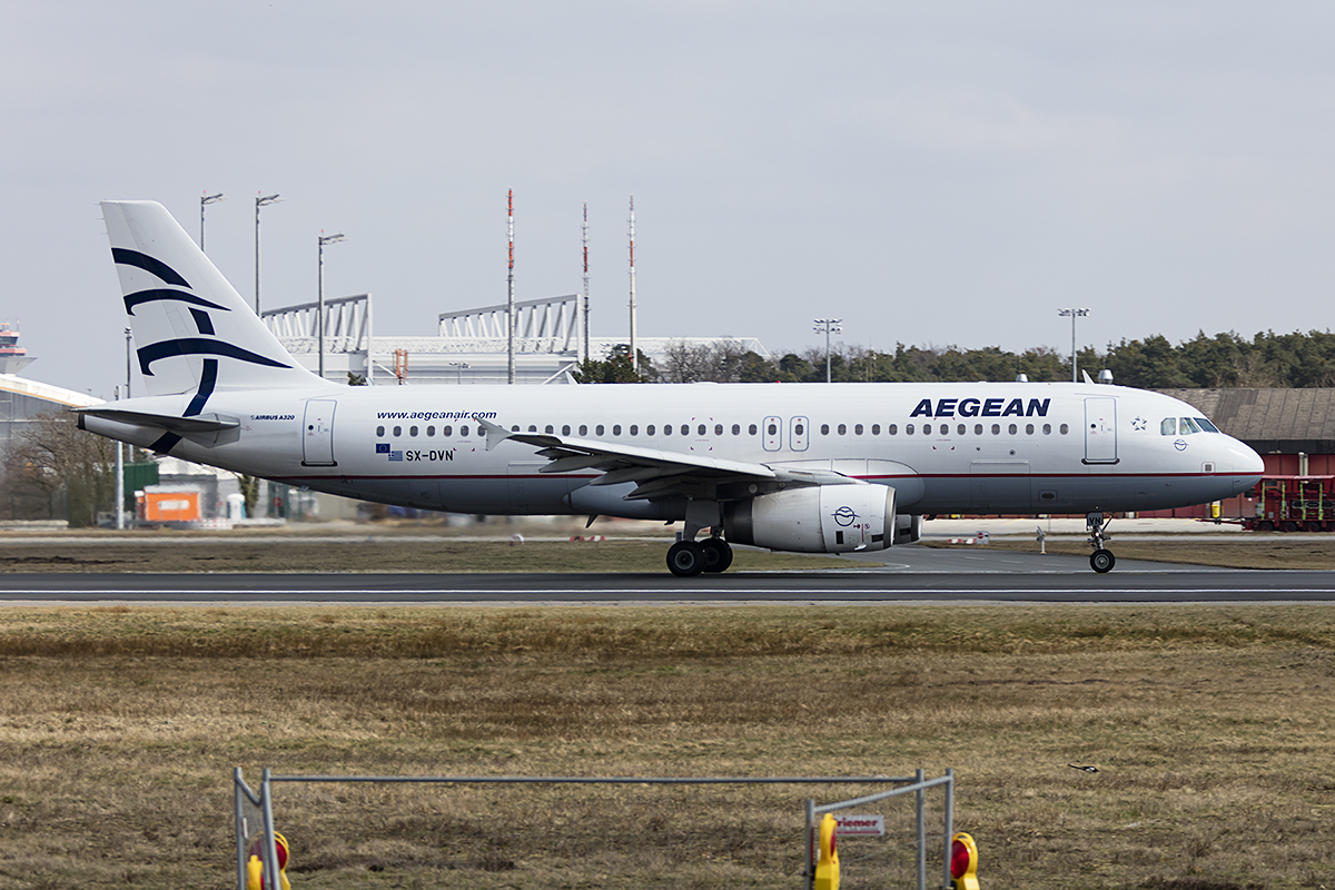 Aegean Airlines, SX-DVN, Airbus, A320-232, 24.03.2018, FRA, Frankfurt, Germany 



