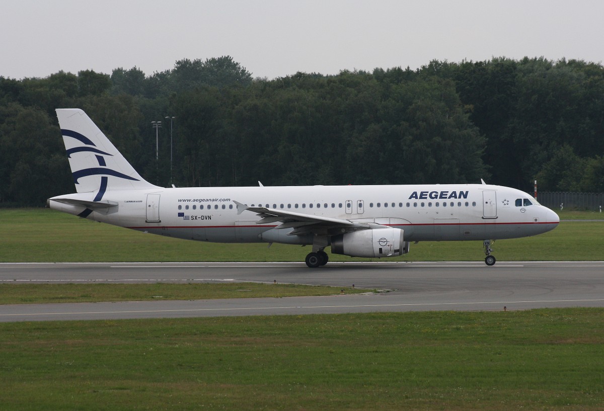Aegean Airlines, SX-DVN, (c/n 3478),Airbus A 320-232, 14.07.2015, HAM-EDDH, Hamburg, Germany 