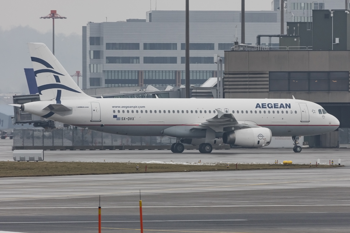 Aegean Airlines, SX-DVX, Airbus, A321-232, 23.01.2016, ZRH, Zürich, Switzerland 




