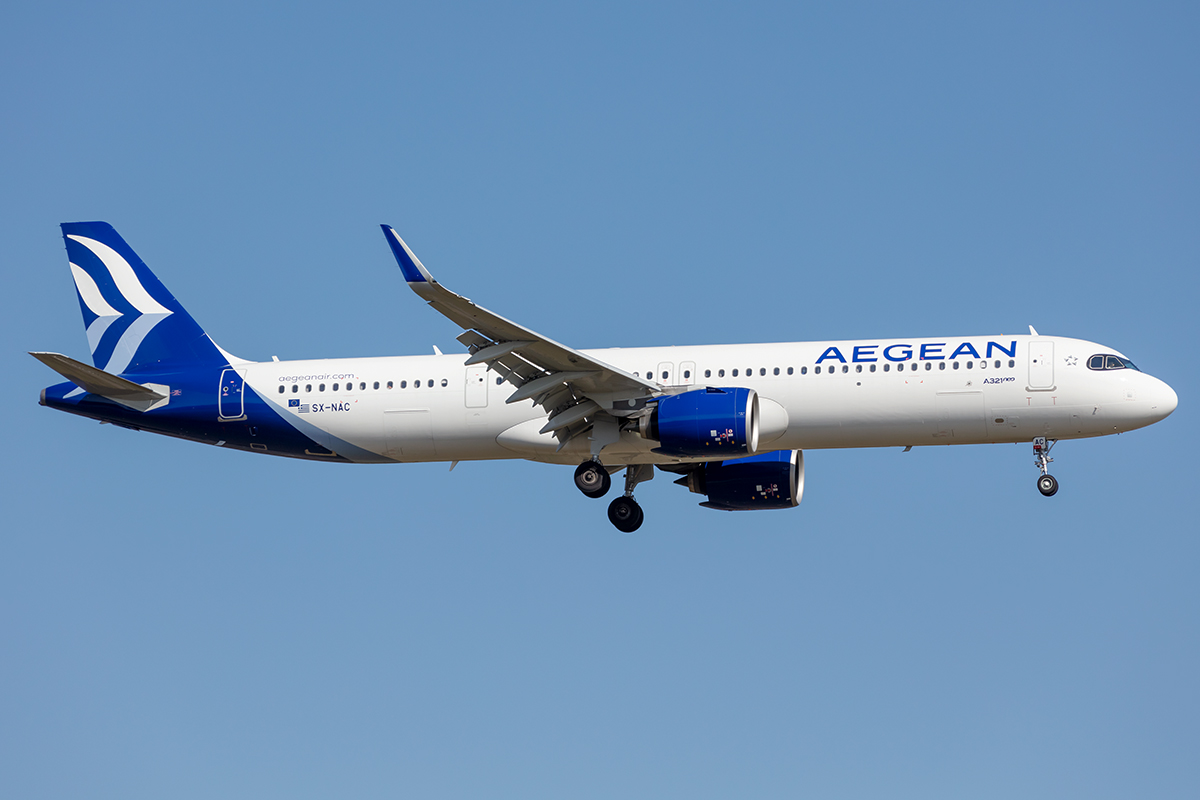 Aegean Airlines, SX-NAC, Airbus, A321-271NX, 27.04.2021, FRA, Frankfurt, Germany