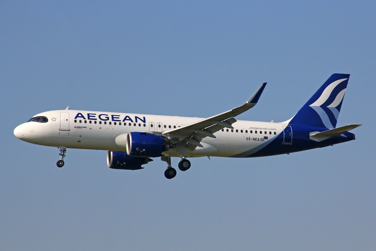 Aegean Airlines, SX-NEA, Airbus A320-271N, msn: 9497, 15.September 2020, ZRH Zürich, Switzerland.