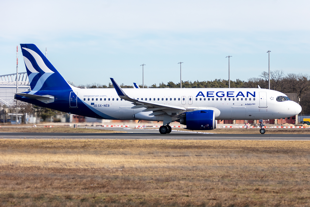 Aegean Airlines, SX-NEB, Airbus, A320-271N, 14.02.2021, FRA, Frankfurt, Germany



