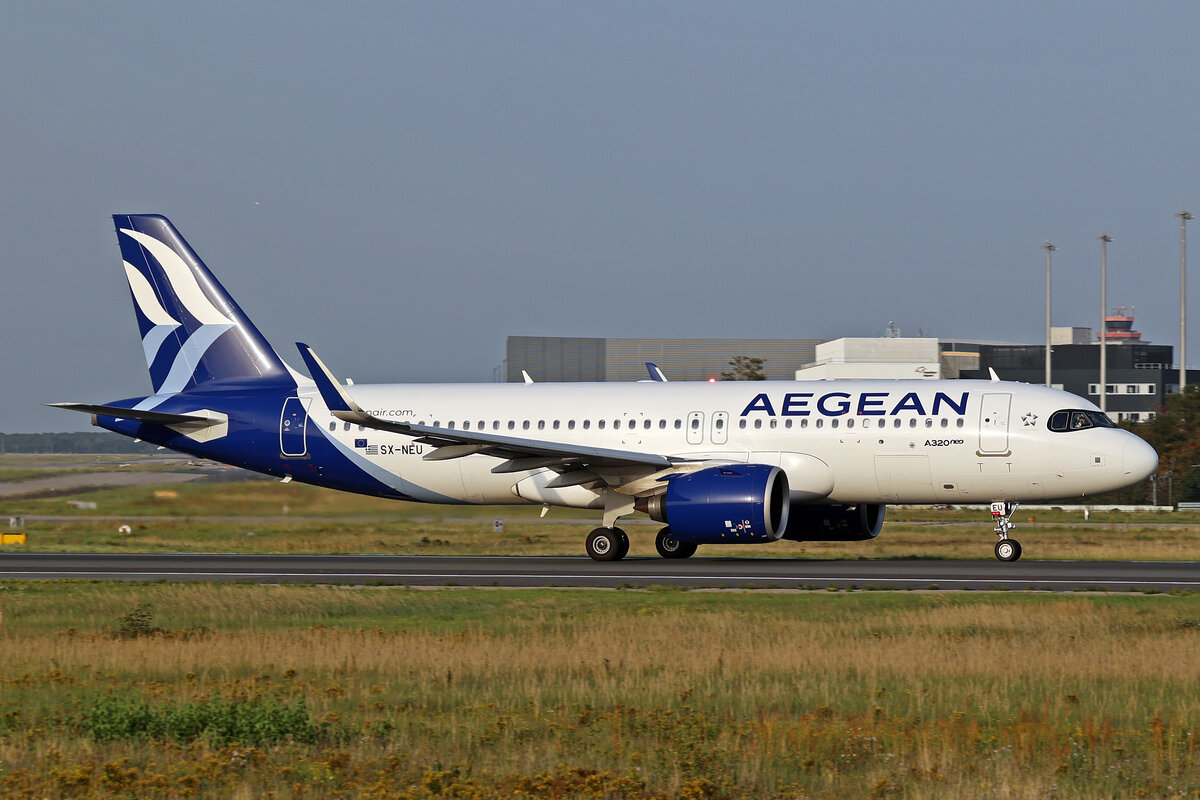 Aegean Airlines, SX-NEU, Airbus A320-271N, msn: 12432, 13.August 2025, FRA Frankfurt, Germany.