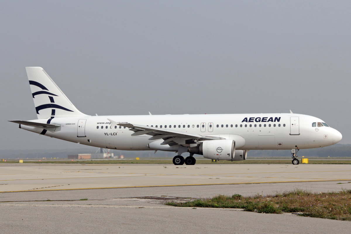 Aegean Airlines, YL-LCI, Airbus A320-214, msn: 724, 24.September 2011, MXP Milano Malpensa, Italy.