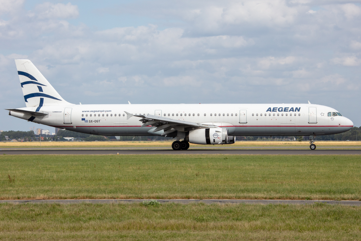 Aegean, SX-DGT, Airbus, A321-231, 02.07.2023, AMS, Amsterdam, Niederlande
