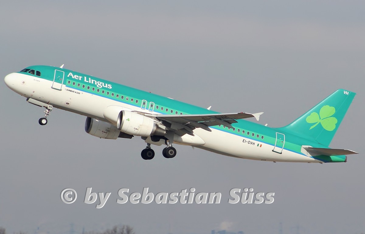 Aer Lingus A320 EI-DVH @ Dusseldorf. 12.2.15