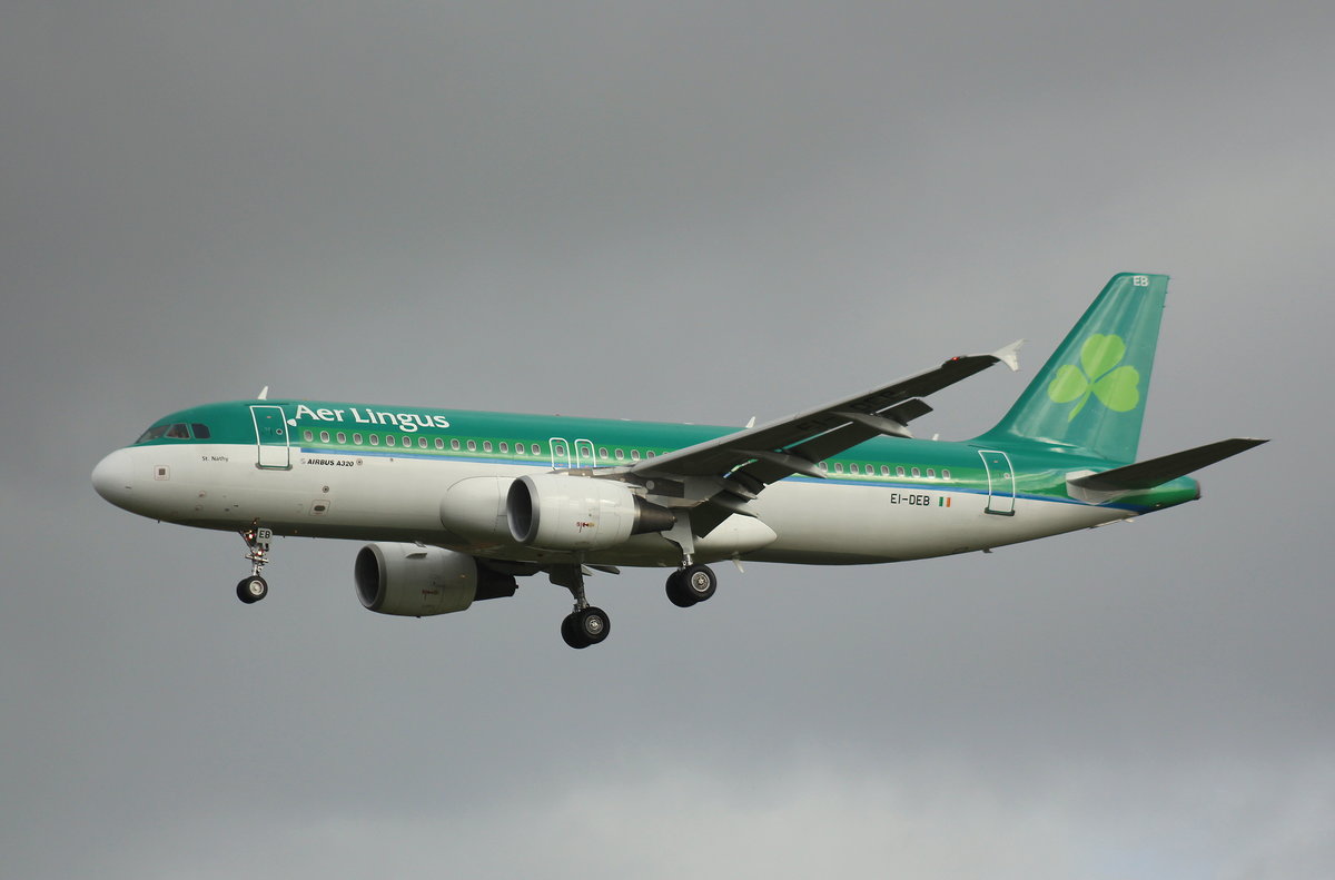 Aer Lingus, EI-DEB,MSN 2206,Airbus A 320-214, 22.04.2017, HAM-EDDH, Hamburg, Germany (Name: St.Nathy) 