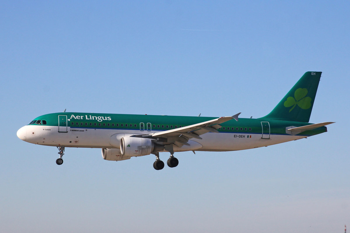 Aer Lingus, EI-DEH, Airbus A320-214, msn: 2294, 24.Februar 2019, ZRH Zürich, Switzerland.