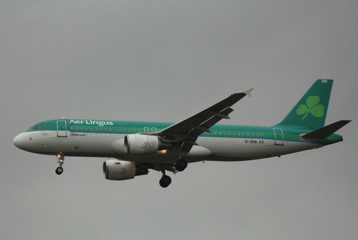 Aer Lingus, EI-DEM,(C/N 2411),Airbus A 320-214,29.11.2015,HAM-EDDH, Hamburg, Germany (Taufname:St.Ibar/Ibhar)