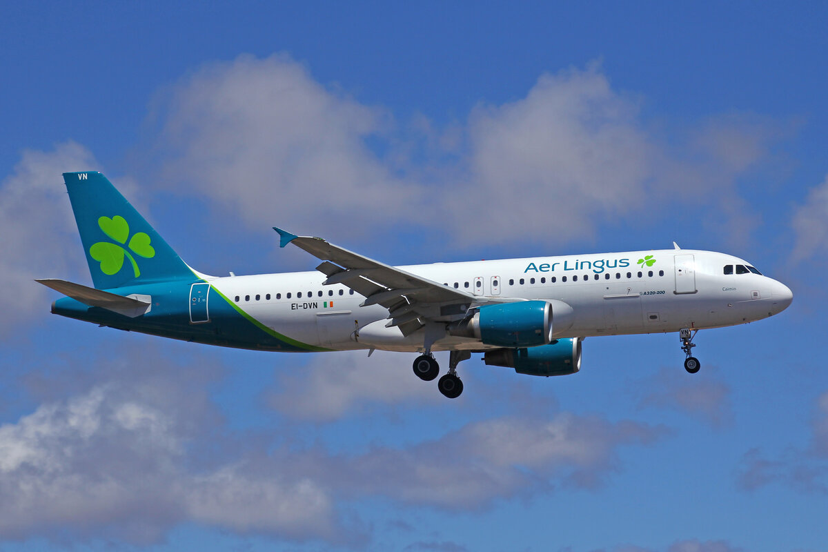Aer Lingus, EI-DVN, Airbus A320-214, msn: 4715,  St. Caimin , 30.Mai 2022, ACE Lanzarote, Spain.