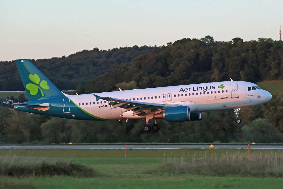 Aer Lingus, EI-GAL, Airbus A320-214, msn: 3789,  Meave / Meadbh , 05.September 2025, ZRH Zürich, Switzerland.
