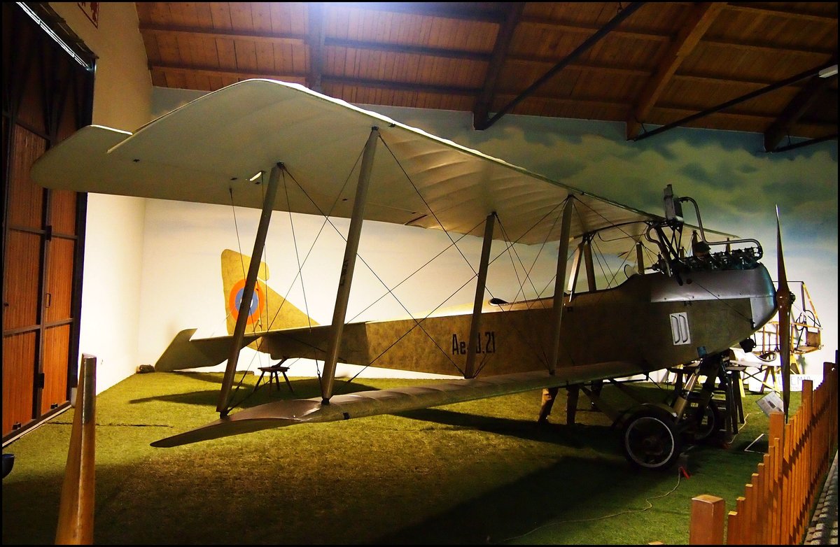 Aero Ae 10.21 Schulflugzeug, (1919), Militärisches Luftfahrtmuseum Praha Kbely am 9.5.2015.