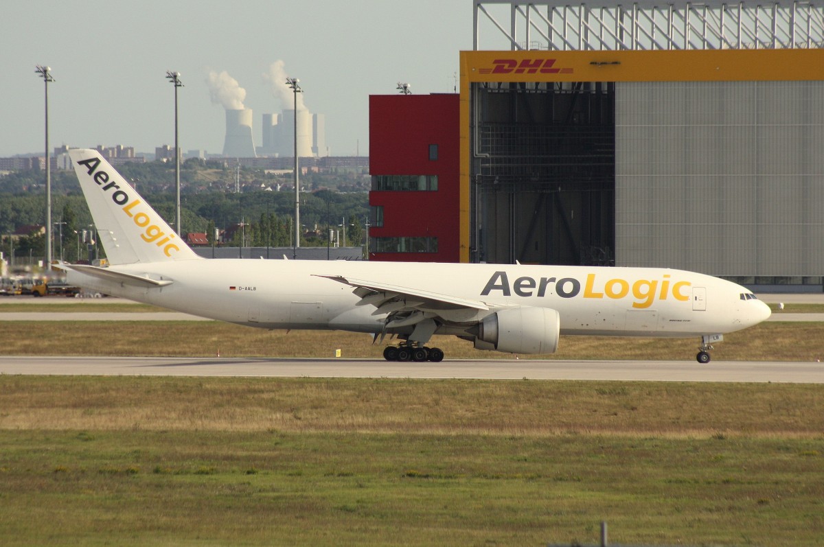 Aero Logic, D-AALB, (c/n 36002),Boeing 777-FZN, 26.08.2015, LEJ-EDDP, Leipzig, Germany 