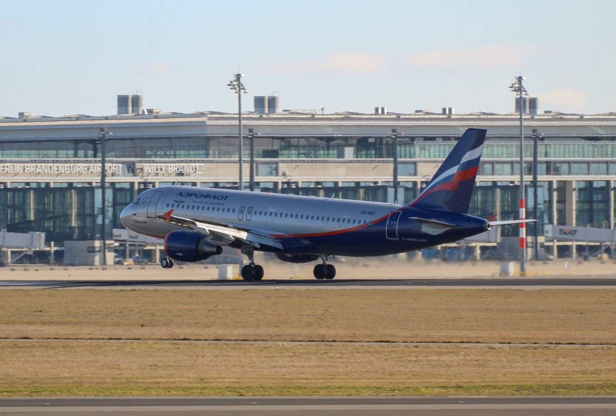 Aeroflot, Airbus A 320-214, VQ-BBC, SXF, 22.02.2029