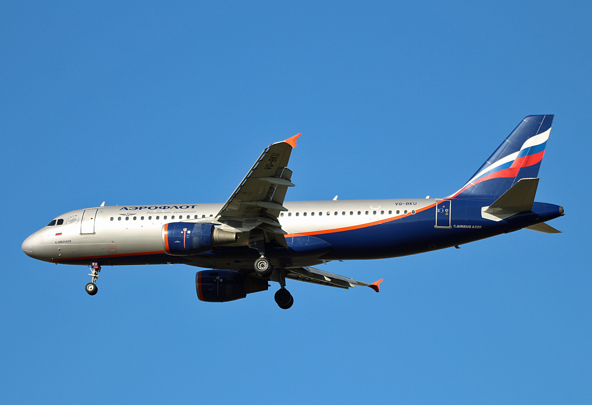 Aeroflot, Airbus A 320-214, VQ-BKU, BER, 21.02.2021