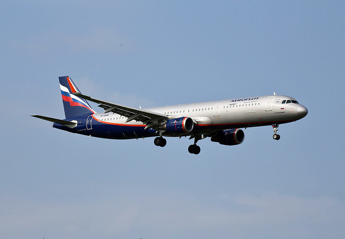 Aeroflot, Airbus A 321-211, VP-BEW, BER, 26.09.2021