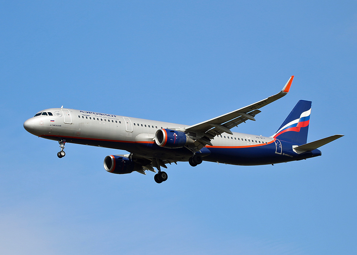 Aeroflot Airbus A 321-211, VQ-BTT, BER, 28.03.2021