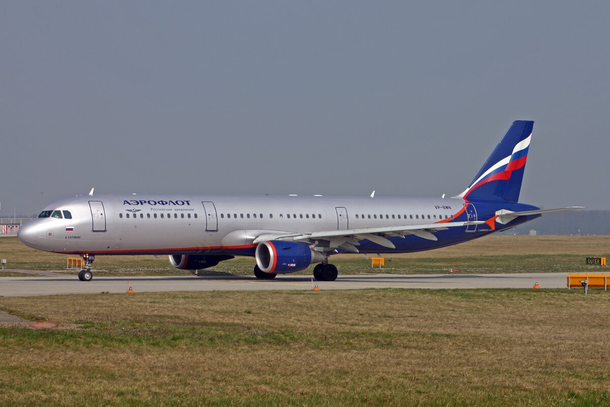 Aeroflot Russian Airlines, VP-BWN, Airbus, A321-211, msn: 2330, 16.März 2007, GVA Genève, Switzerland.