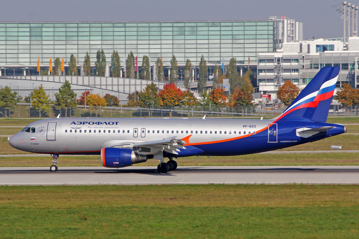 Aeroflot Russian Airlines, VP-BZO, Airbus A320-214, msn: 3574,  Vitus Bering , 10.Oktober 2014, MUC München, Germany.