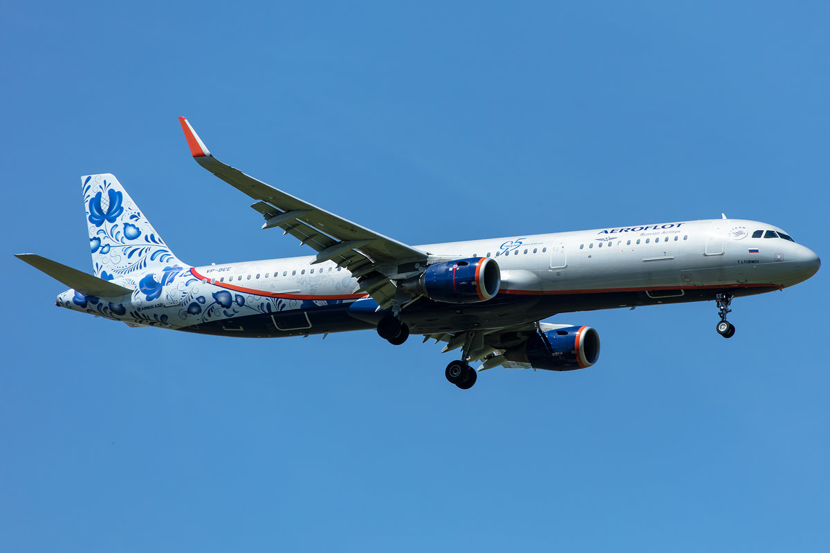 Aeroflot,, VP-BEE, Airbus, A321-211, 13.05.2019, CDG, Paris, France


