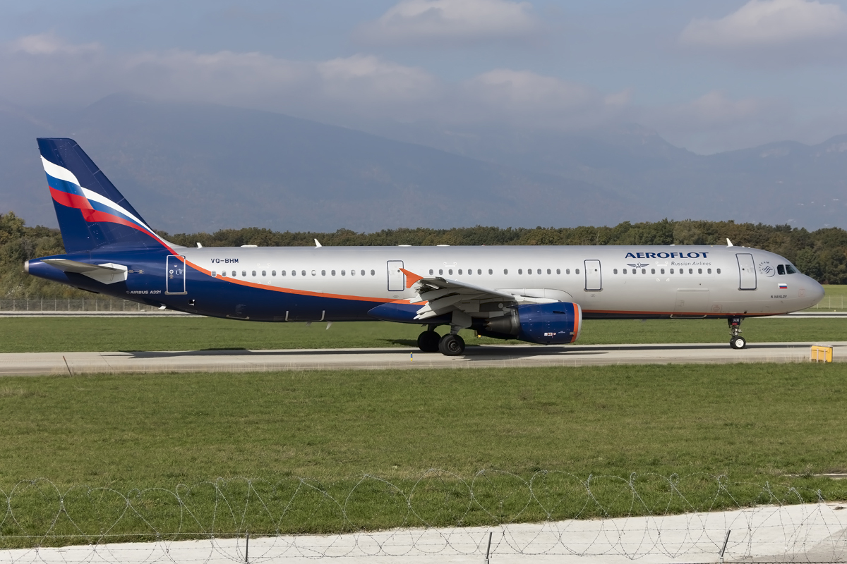 Aeroflot, VP-BHM, Airbus, A321-211, 17.10.2015, GVA, Geneve, Switzerland 



