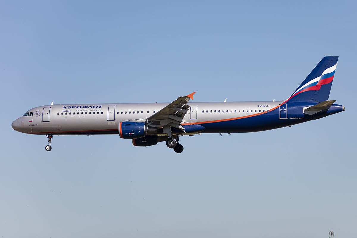 Aeroflot, VP-BOH, Airbus, A320-211, 13.09.2017, BCN, Barcelona, Spain 



