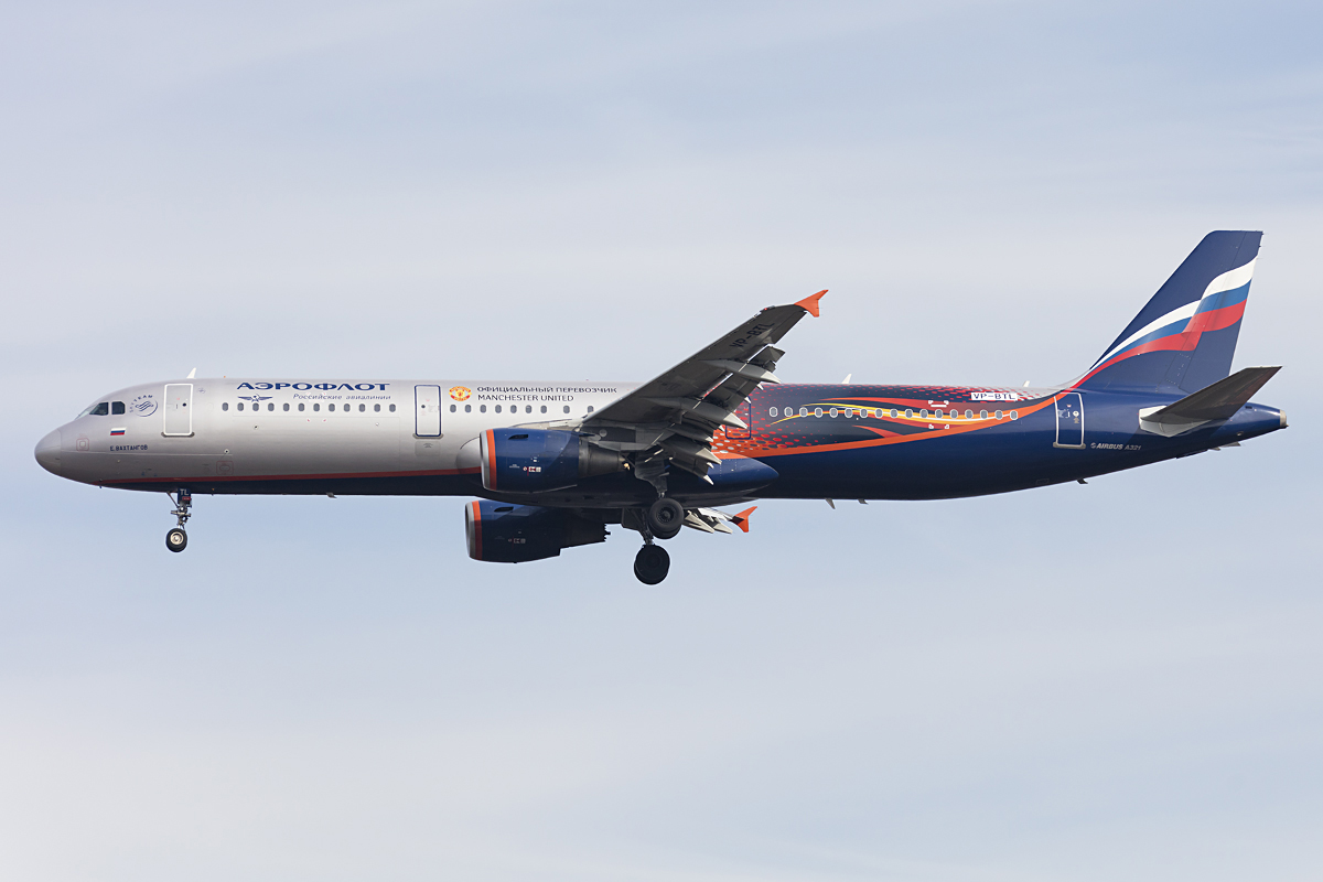 Aeroflot, VP-BTL, Airbus, A321-211, 26.02.2017, MXP, Mailand, Italy 



