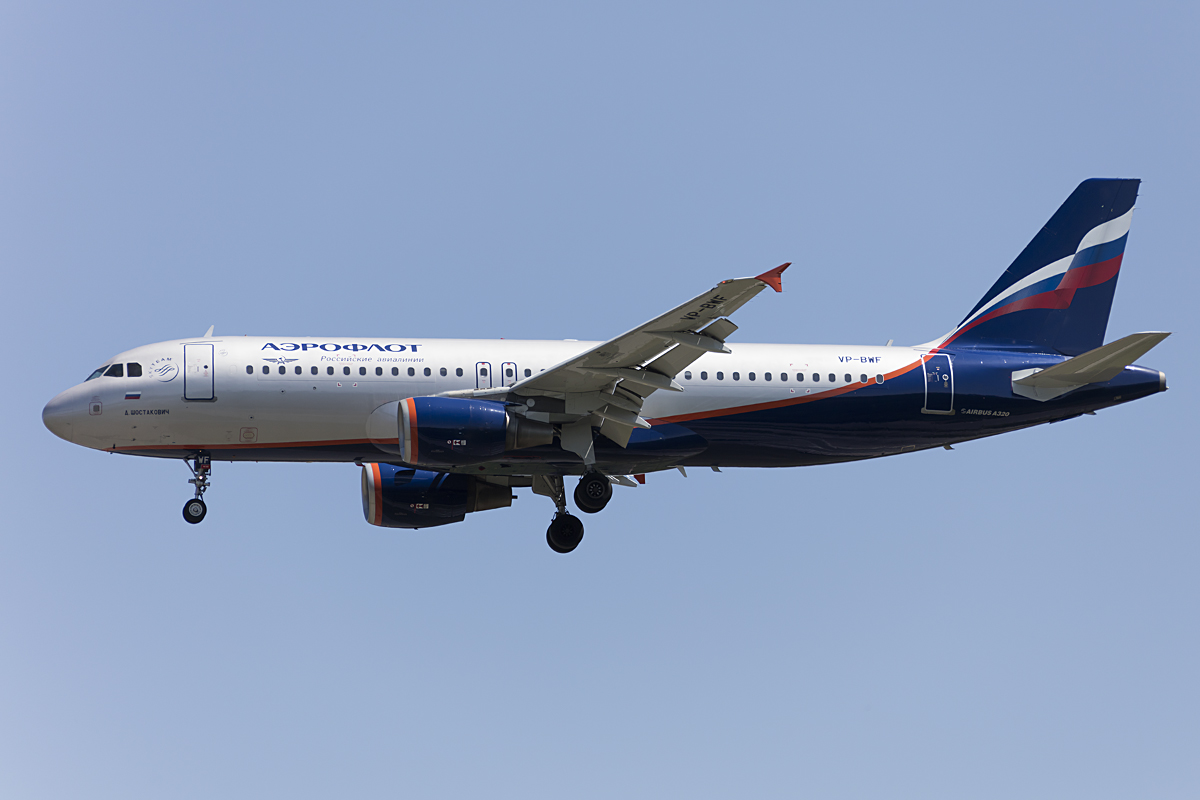 Aeroflot, VP-BWF, Airbus, A320-214, 15.05.2016, MXP, Mailand, Italy 


