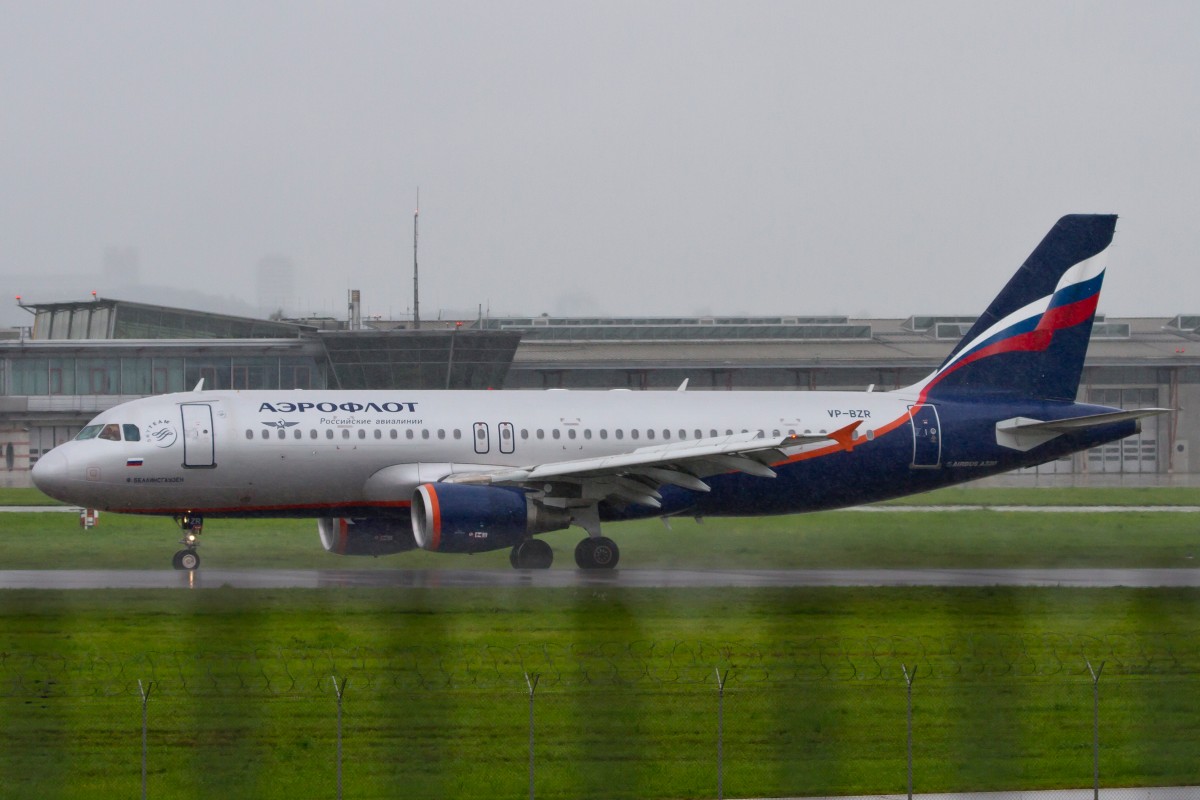 Aeroflot, VP-BZR  F.Bellinsgauzen , Airbus, A 320-200, 12.09.2014. STR-EDDS, Stuttgart, Germany 